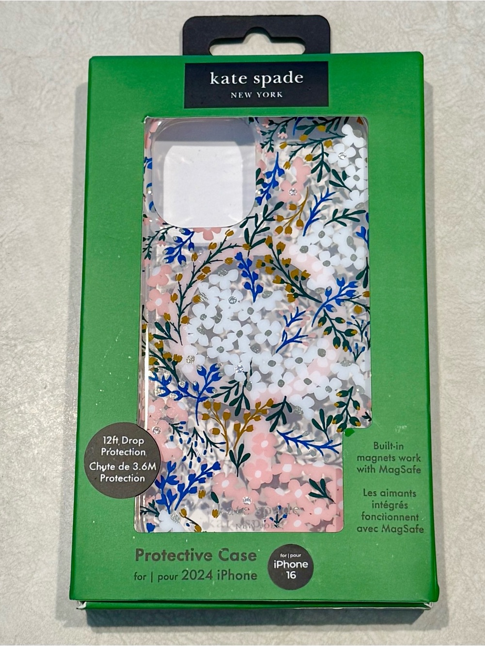 Kate Spade iPhone 16 Floral MagSafe Protective Case NIP - Picture 6 of 6